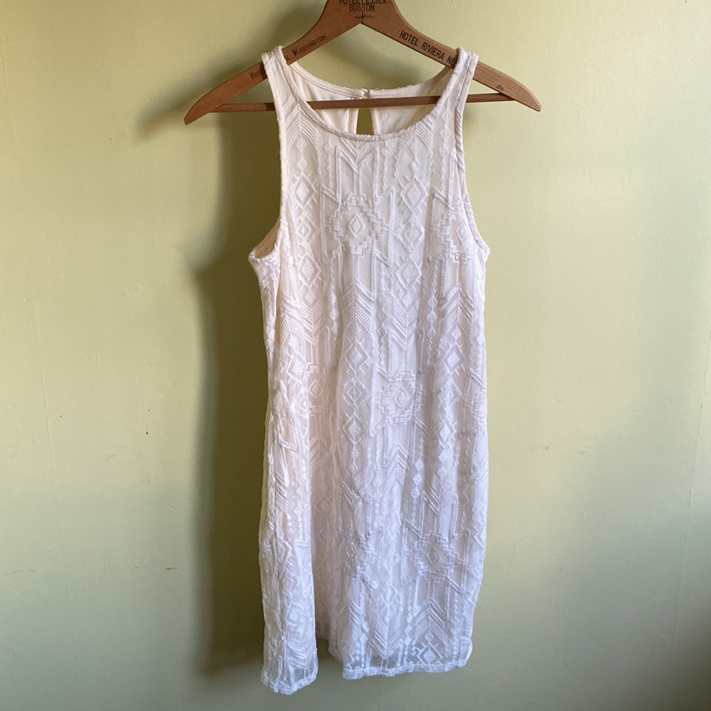 White Lacey Dress MIDI
